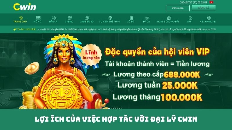 Lợi ích của việc hợp tác với đại lý Cwin