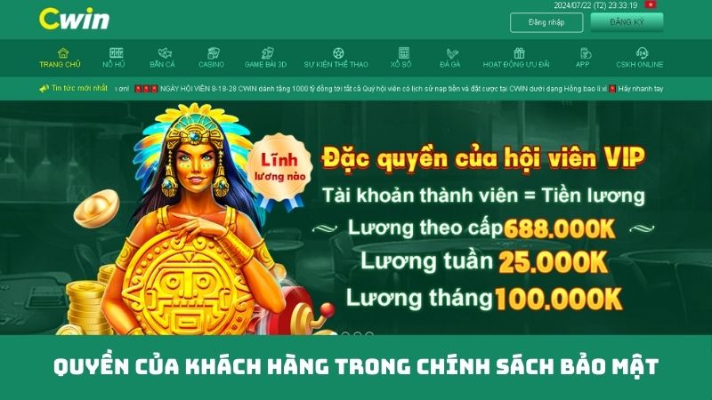 3. Quyền Của Khách Hàng Trong Chính Sách Bảo Mật