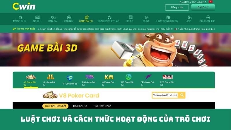 Luật chơi và cách thức hoạt động của trò chơi